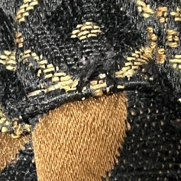 Fossil Floral/Geometric Fabric Shoulder Bag Adjustable Strap 11.5"x10.5" - Picture 14 of 16